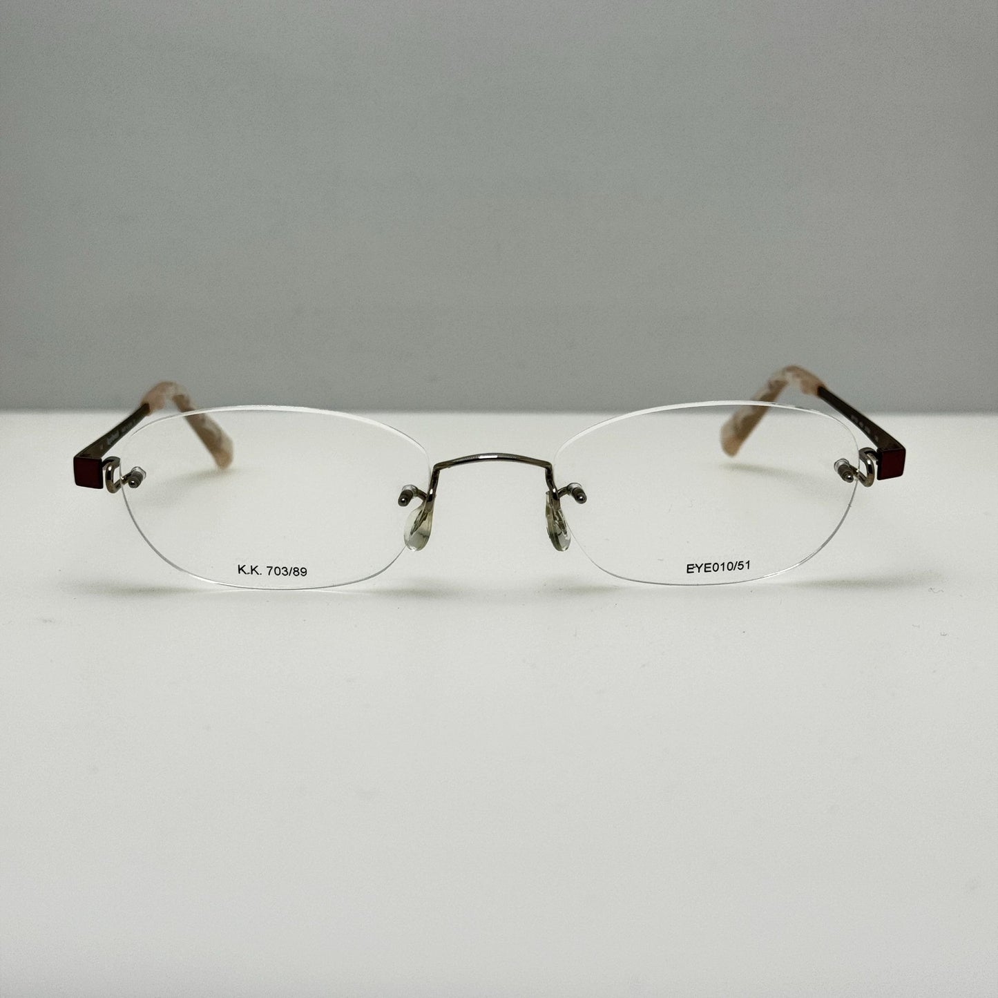 Kazuo Kawasaki Eyeglasses Eye Glasses Frames MP 703 89 Titan 19-140  Japan