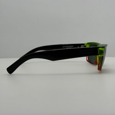 Von Zipper Fulton Sunglasses Jamaica Red Green Yellow Italy D04 Rare