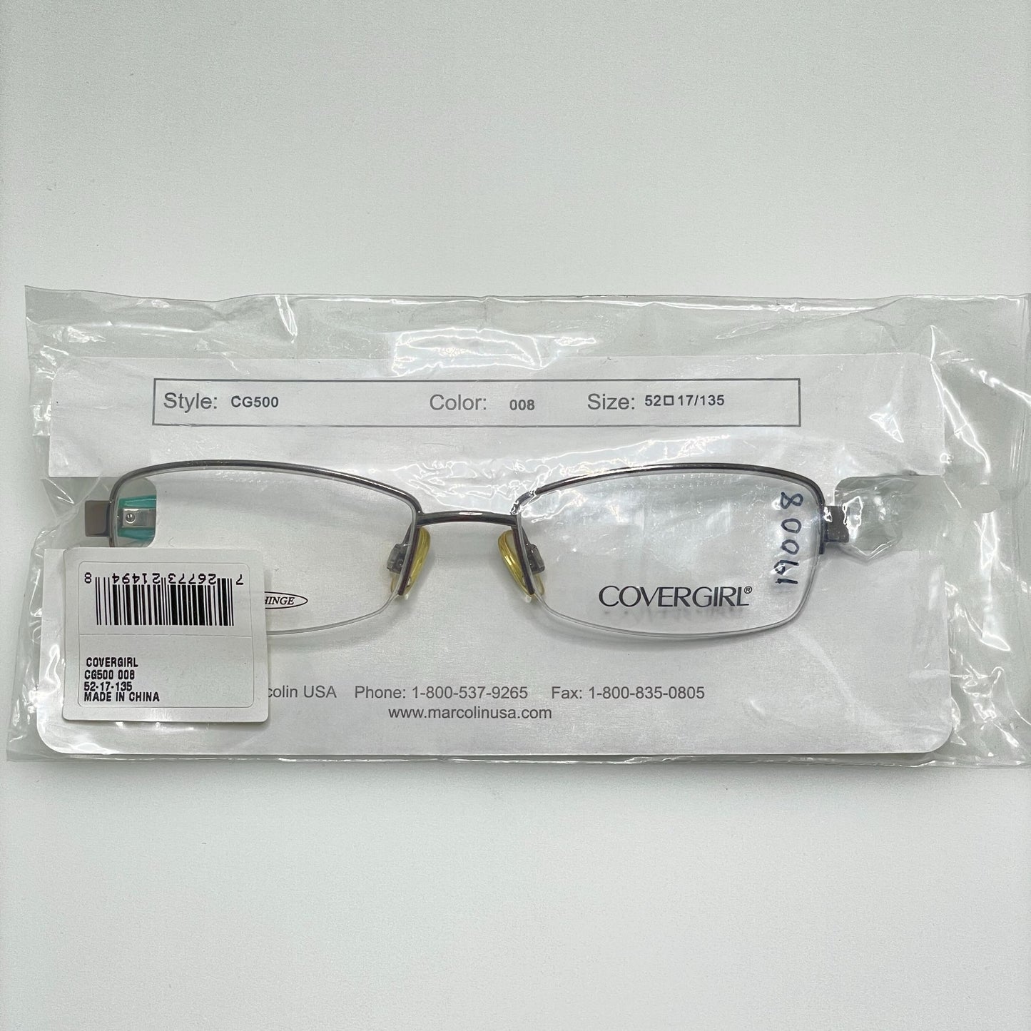 Covergirl Cover Girl Eyeglasses Eye Glasses Frames CG500 008 52-17-135