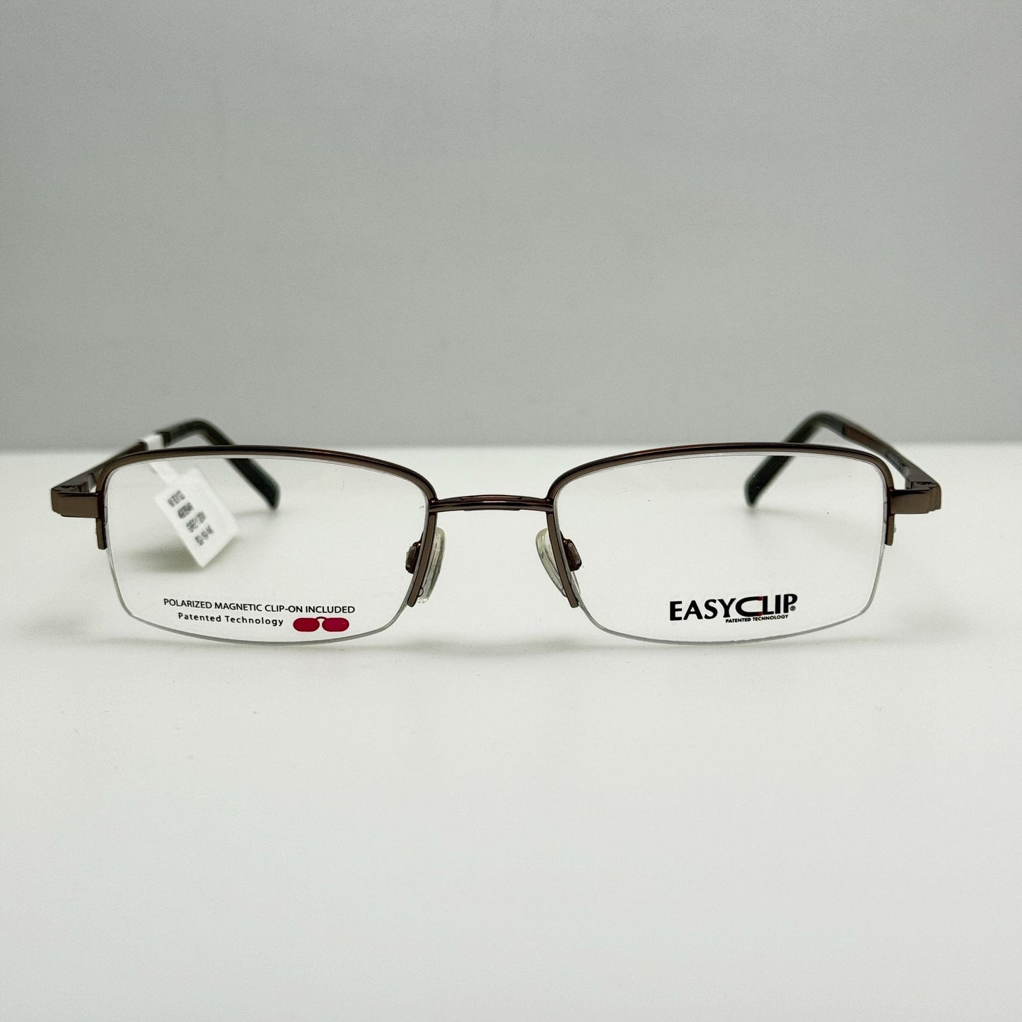 Easyclip Eyeglasses Eye Glasses Frames 3122 20 52-19-140 George  W/ Clip
