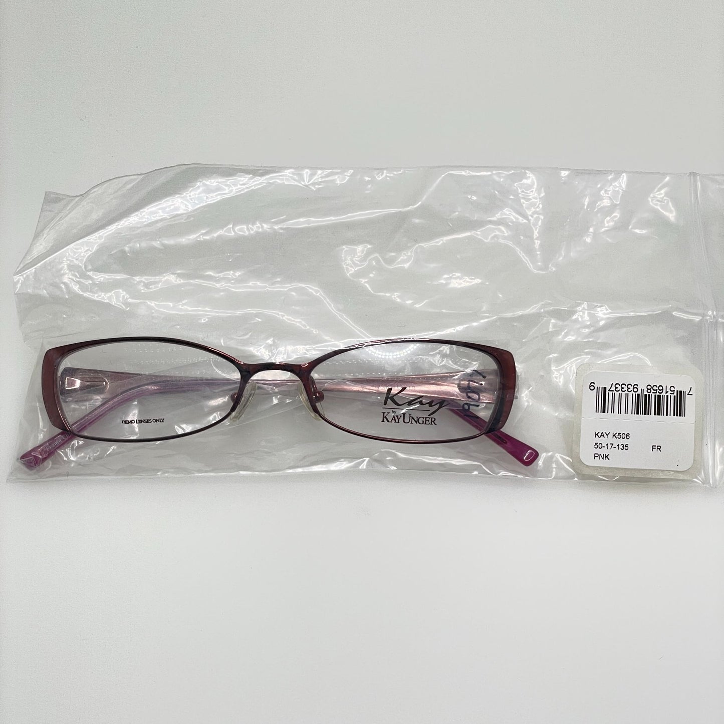 Kay Unger Eyeglasses Eye Glasses Frames K506 PNK 50-17-135