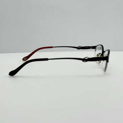 Lulu Guinness Eyeglasses Eye Glasses Frames LF44 BLK 50-17-135