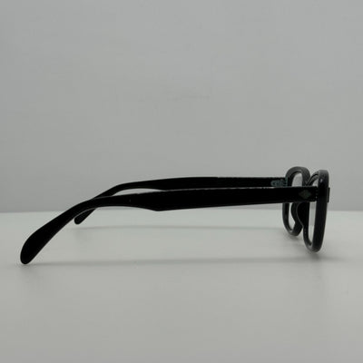 Itek Eyeglasses Eye Glasses Frames 5 1/2 4 1/4 Vintage Black 46-18