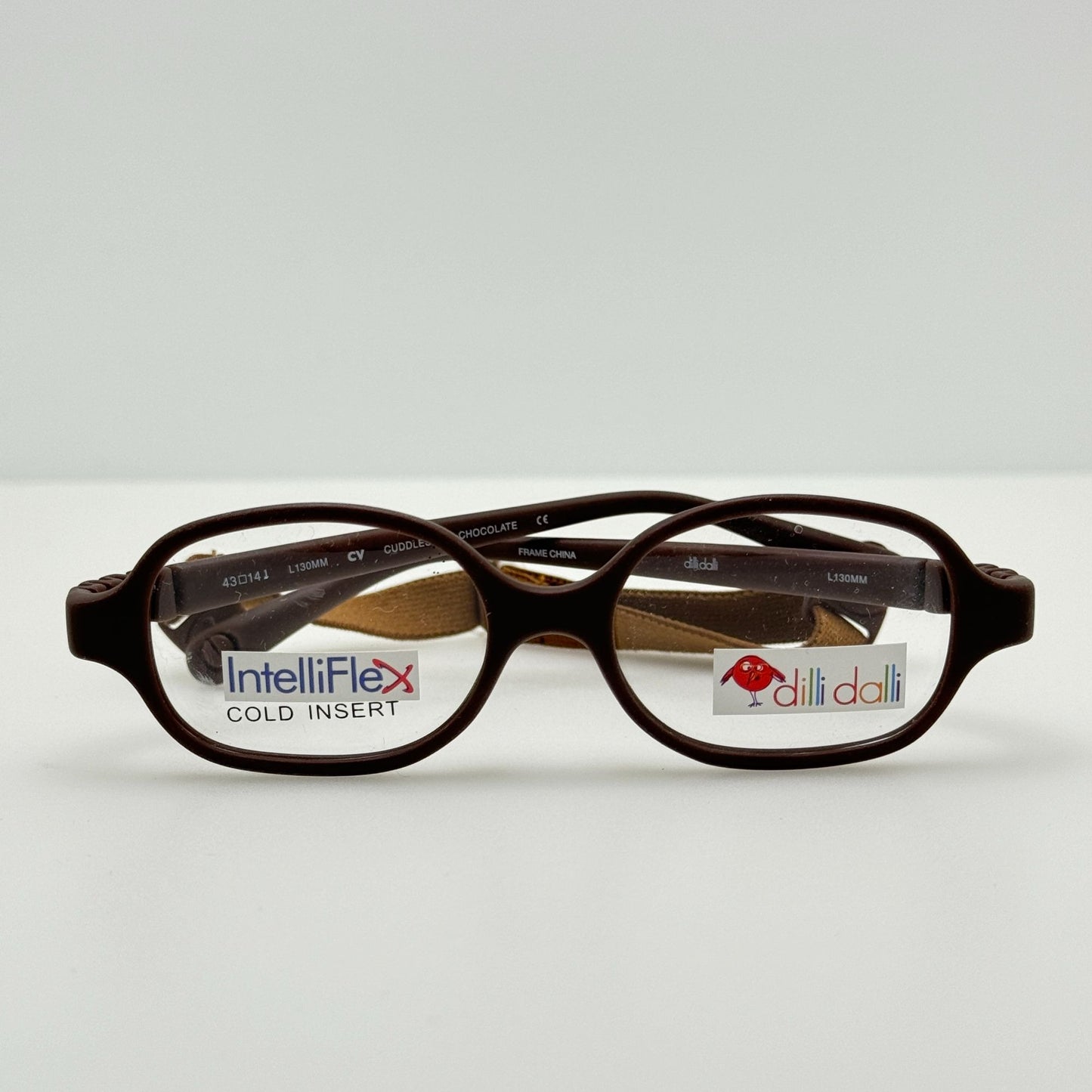 Dilli Dalli Eyeglasses Eye Glasses Frames Cuddles Chocolate 43-14-130