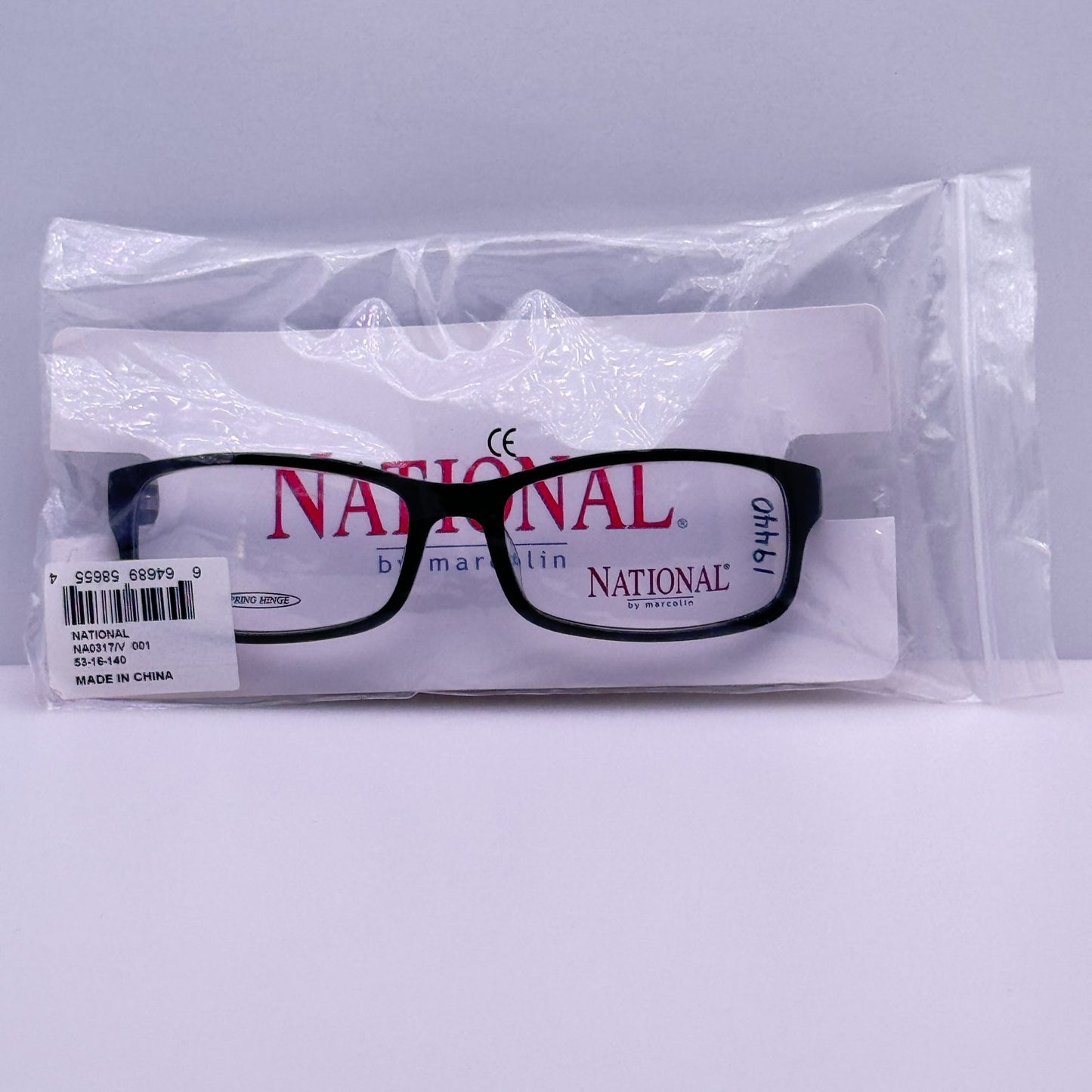 Marcolin Eyeglasses Eye Glasses Frames National NA0317 Charlie 001 53-16-140