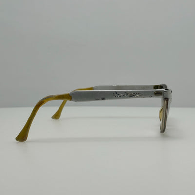 SRO Eyeglasses Eye Glasses Frames USA 5 1/2 Vintage Aluminum Cat Eye