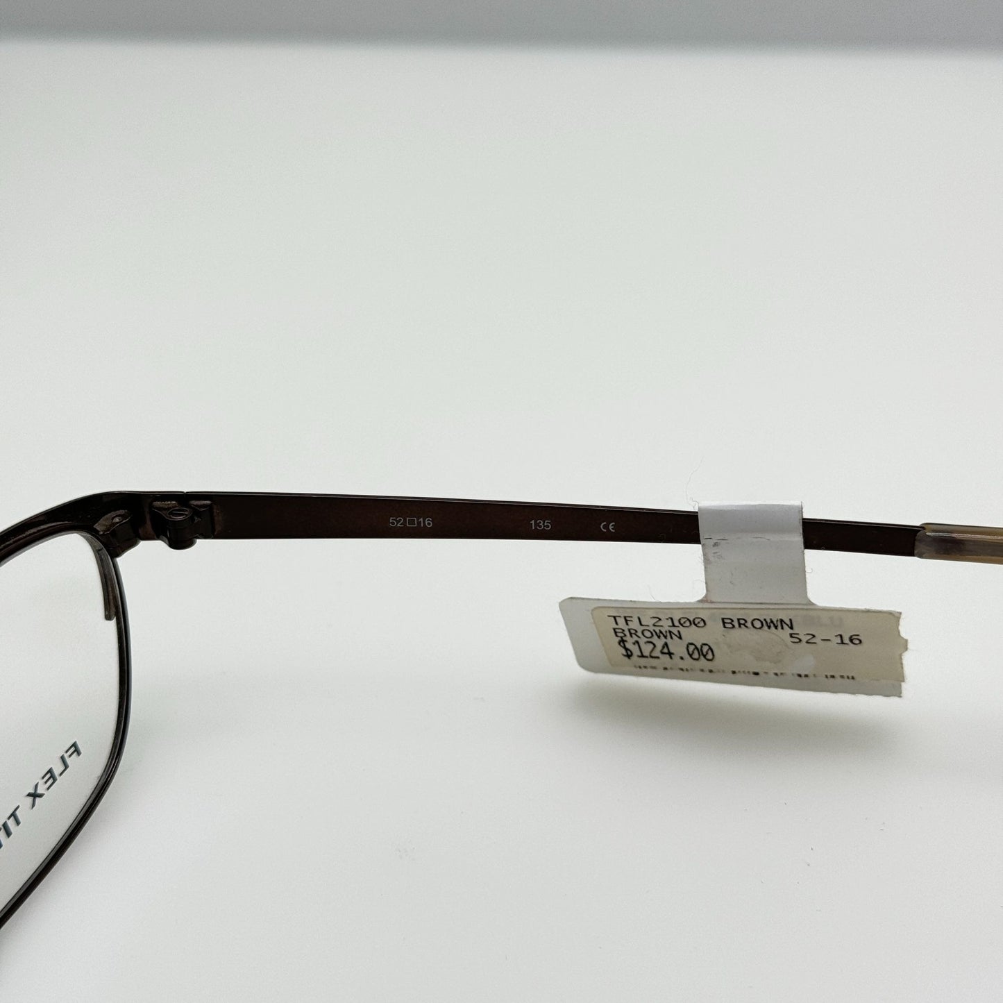 Ti Flex Eyeglasses Eye Glasses Frames 2100 210 52-16-135 Brown