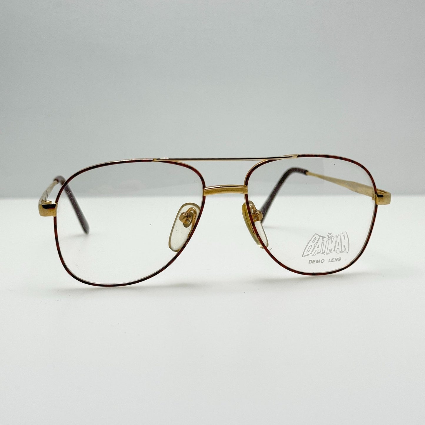 Batman Eyeglasses Eye Glasses Frames 4M Gold Brown 51-20-135 Mbl Kids Youth