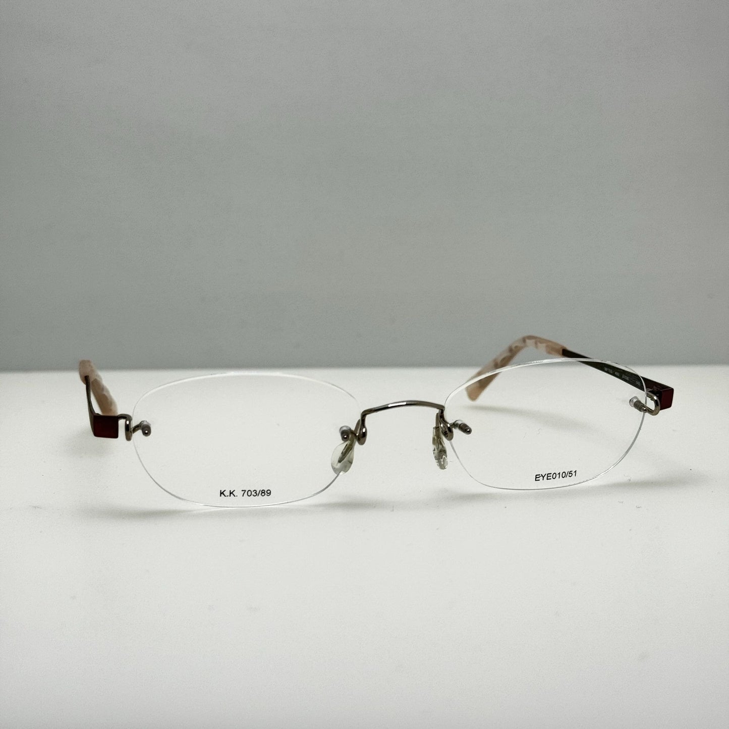 Kazuo Kawasaki Eyeglasses Eye Glasses Frames MP 703 89 Titan 19-140  Japan