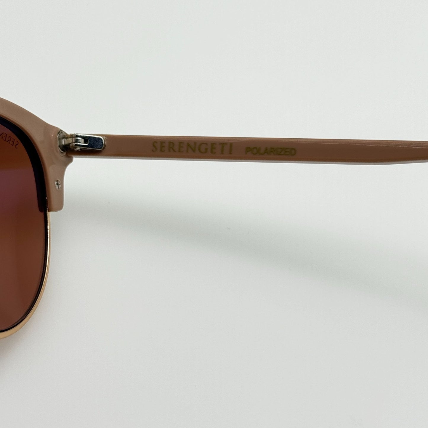 Serengeti Sunglasses 8940-S Aurora 50-20-135 Polarized Shiny Rose Gold Italy