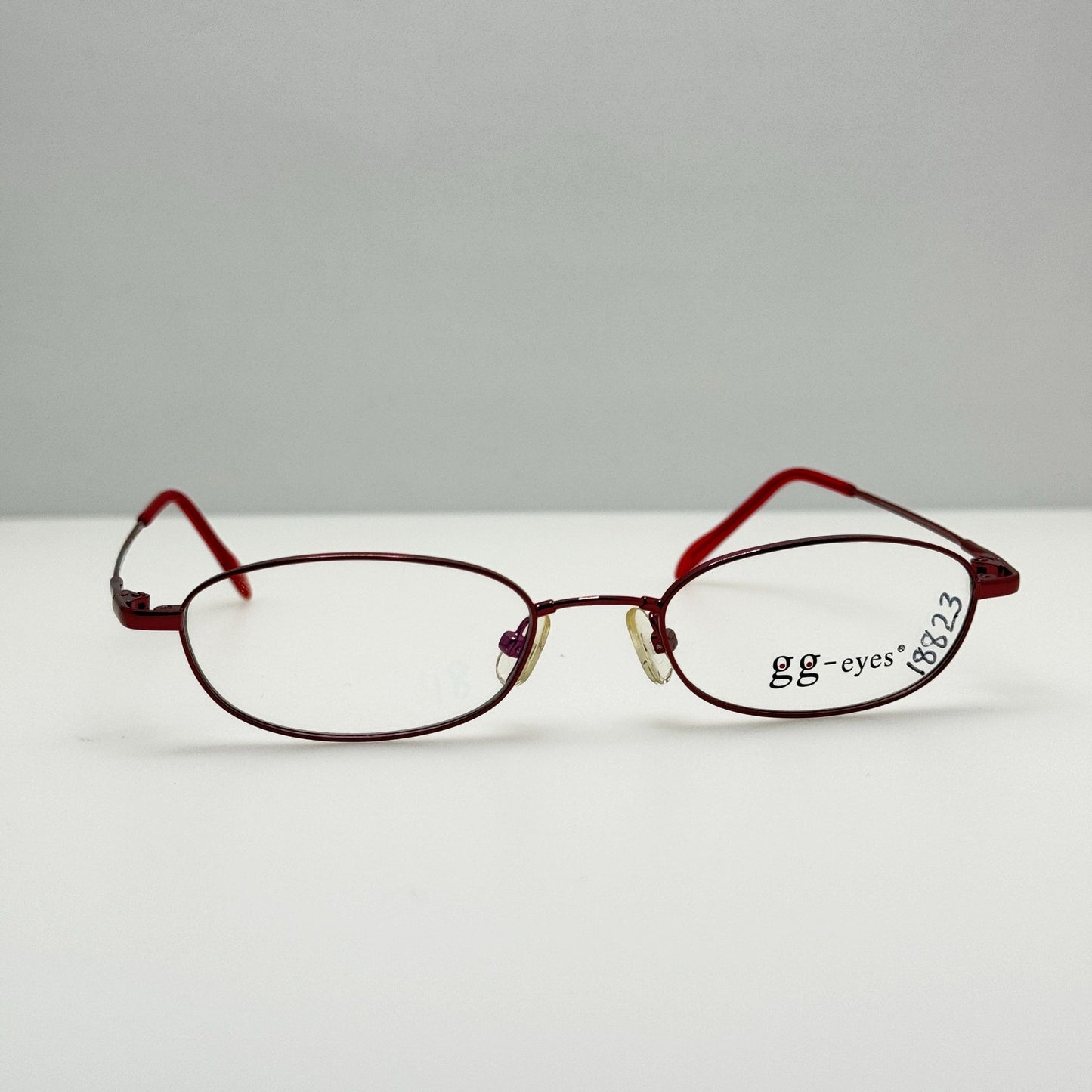 GG Eyes Eyeglasses Eye Glasses Frames Mackensie Shiny Red 48-18-135 Avada