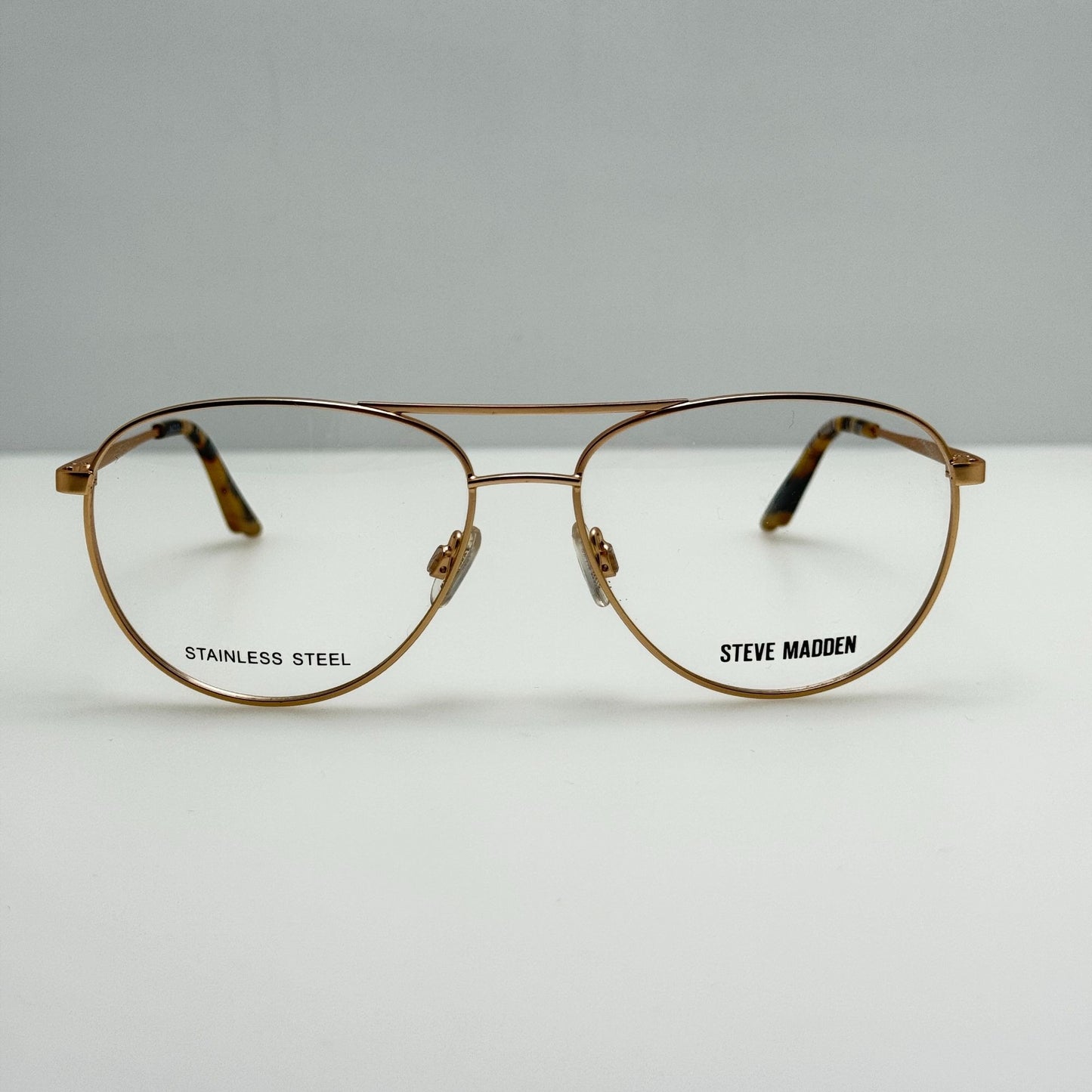 Steve Madden Eyeglasses Eye Glasses Frames Jemmi SM Gold Matte 54-15-135