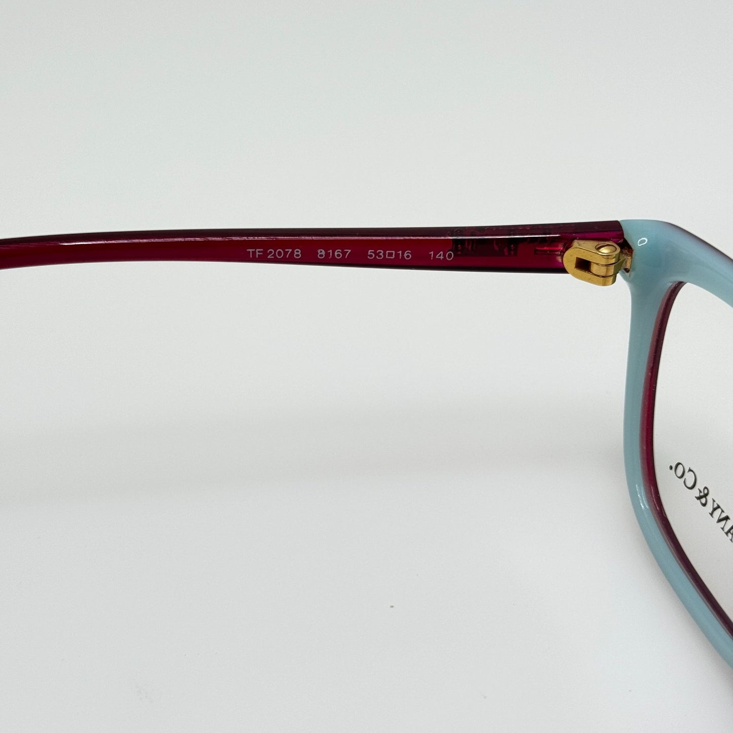 Tiffany & Co. Eyeglasses Eye Glasses Frames TF 2078 8167 53-16-140 Italy