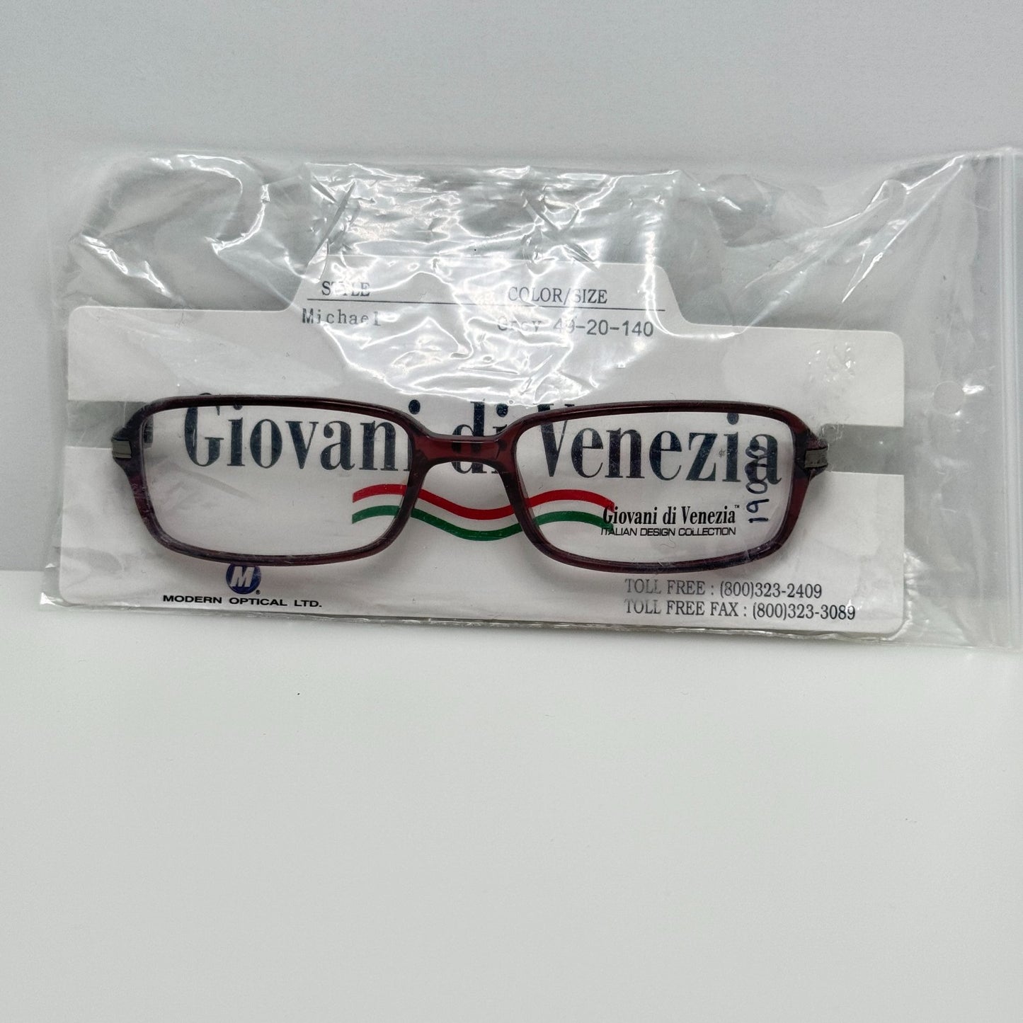 Giovani Di Venezia Eyeglasses Eye Glasses Frames Micheal Grey 49-21-140