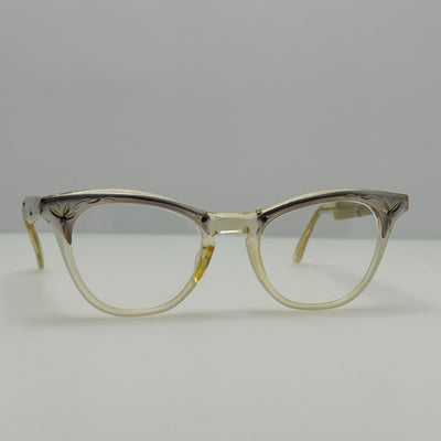 American Optical Eyeglasses Eye Glasses Frames 4 1/4 5 1/2 Cat Eye Vintage