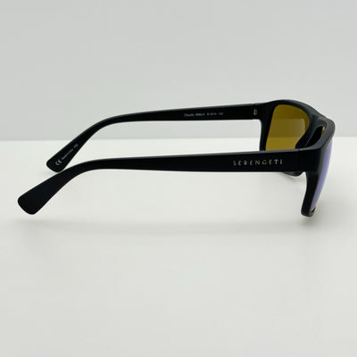 Serengeti Sunglasses 8985-S Claudio 61-14-145 Polarized Matte Black Italy