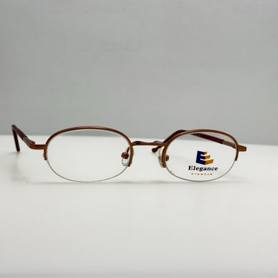 Elegance Eyewear Eyeglasses Eye Glasses Frames 2115 Gold 48-19