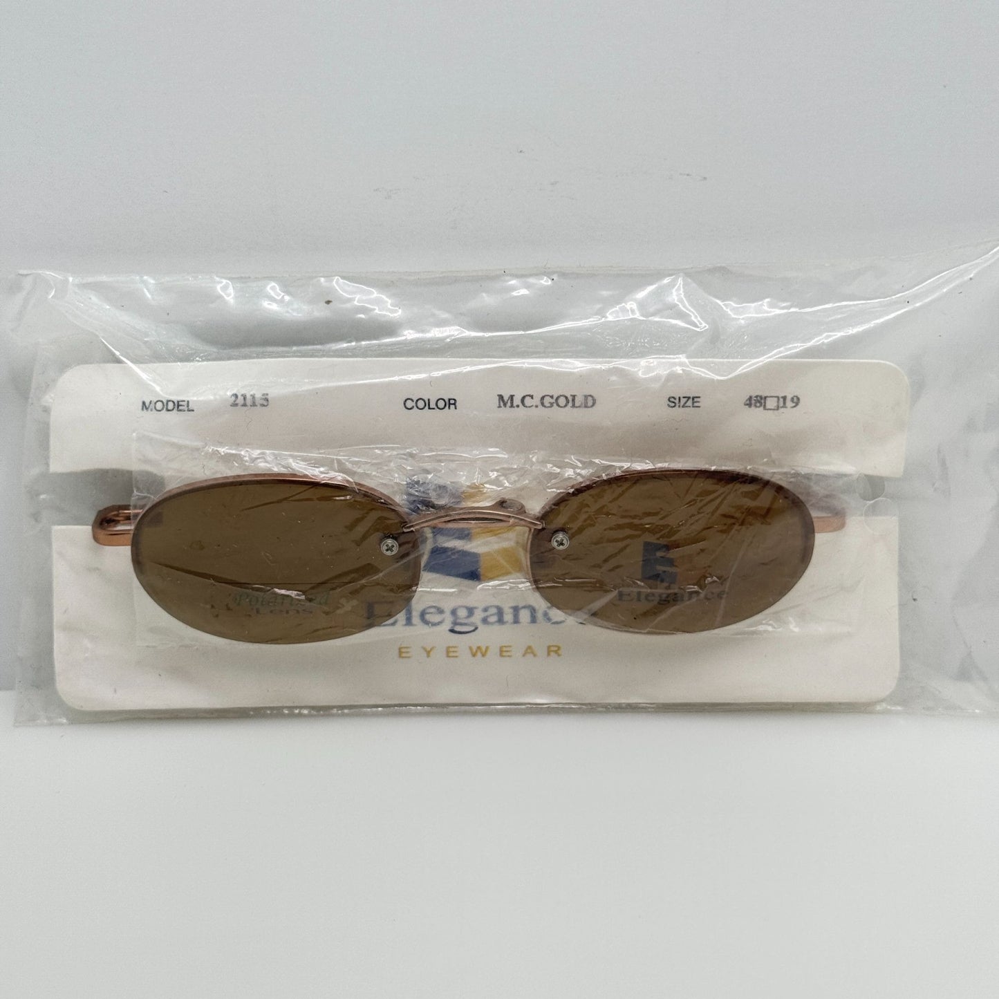 Elegance Eyewear Eyeglasses Eye Glasses Frames 2115 Gold 48-19