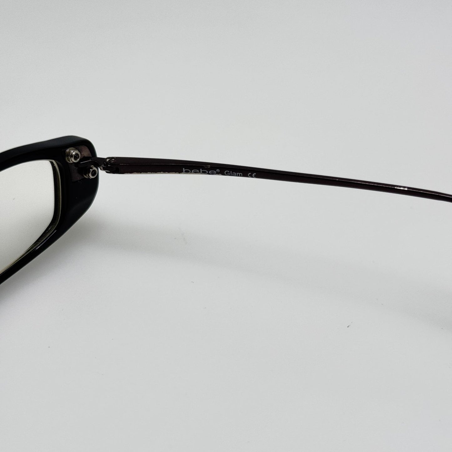 Bebe Eyeglasses Eye Glasses Frames Glam Black Onyx 49-16-130