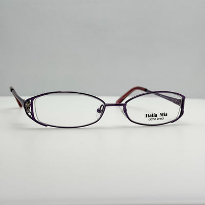 Italia Mia Eyeglasses Eye Glasses Frames IM631 Violet 52-17-135