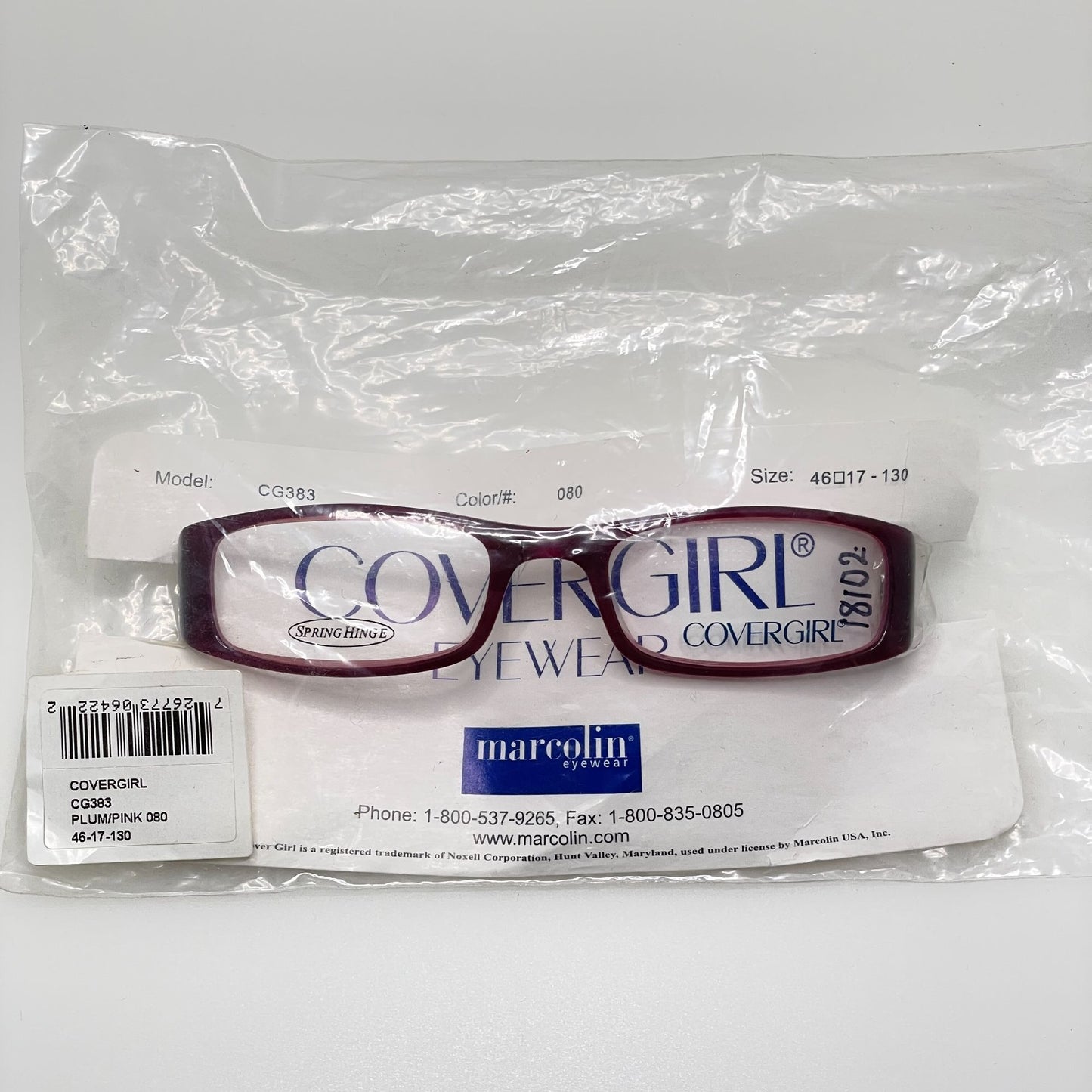 Covergirl Cover Girl Eyeglasses Eye Glasses Frames CG383 080 46-17-130