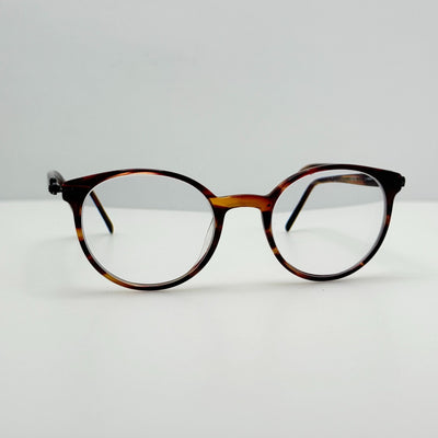 Aspire Eyeglasses Eye Glasses Frames Inventive Brown Horn 47-19-145