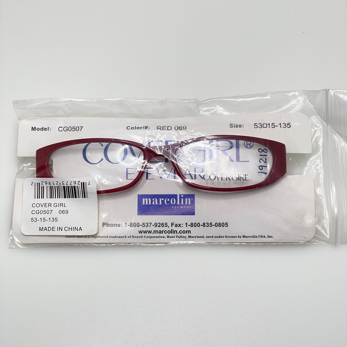 Covergirl Cover Girl Eyeglasses Eye Glasses Frames CG0507 069 53-15-135