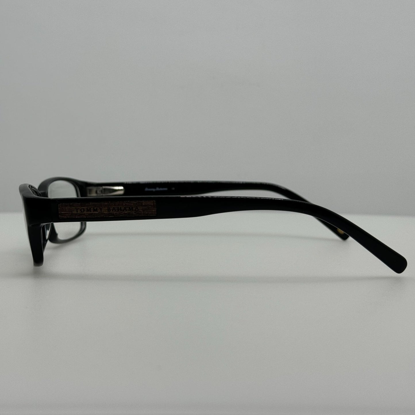 Tommy Bahama Eyeglasses Eye Glasses TB166 001 Black Wood 53-17-145