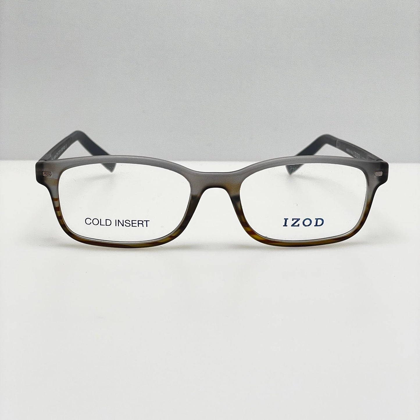 Izod Eyeglasses Eye Glasses Frames IZ 2073 Grey Fade 53-17-145 Italy