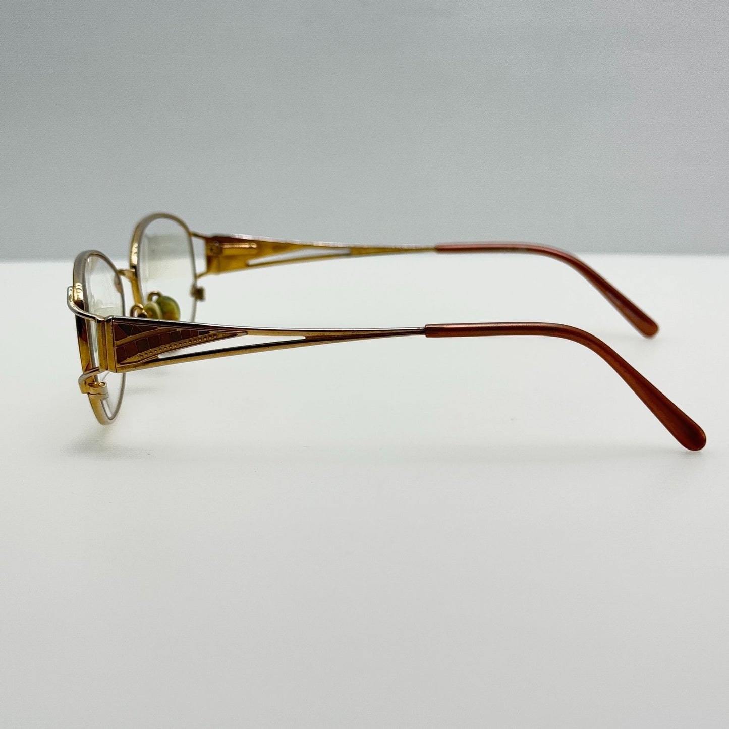 Tura Eyeglasses Eye Glasses Frames 924 LBR Japan L2R 53-17-125