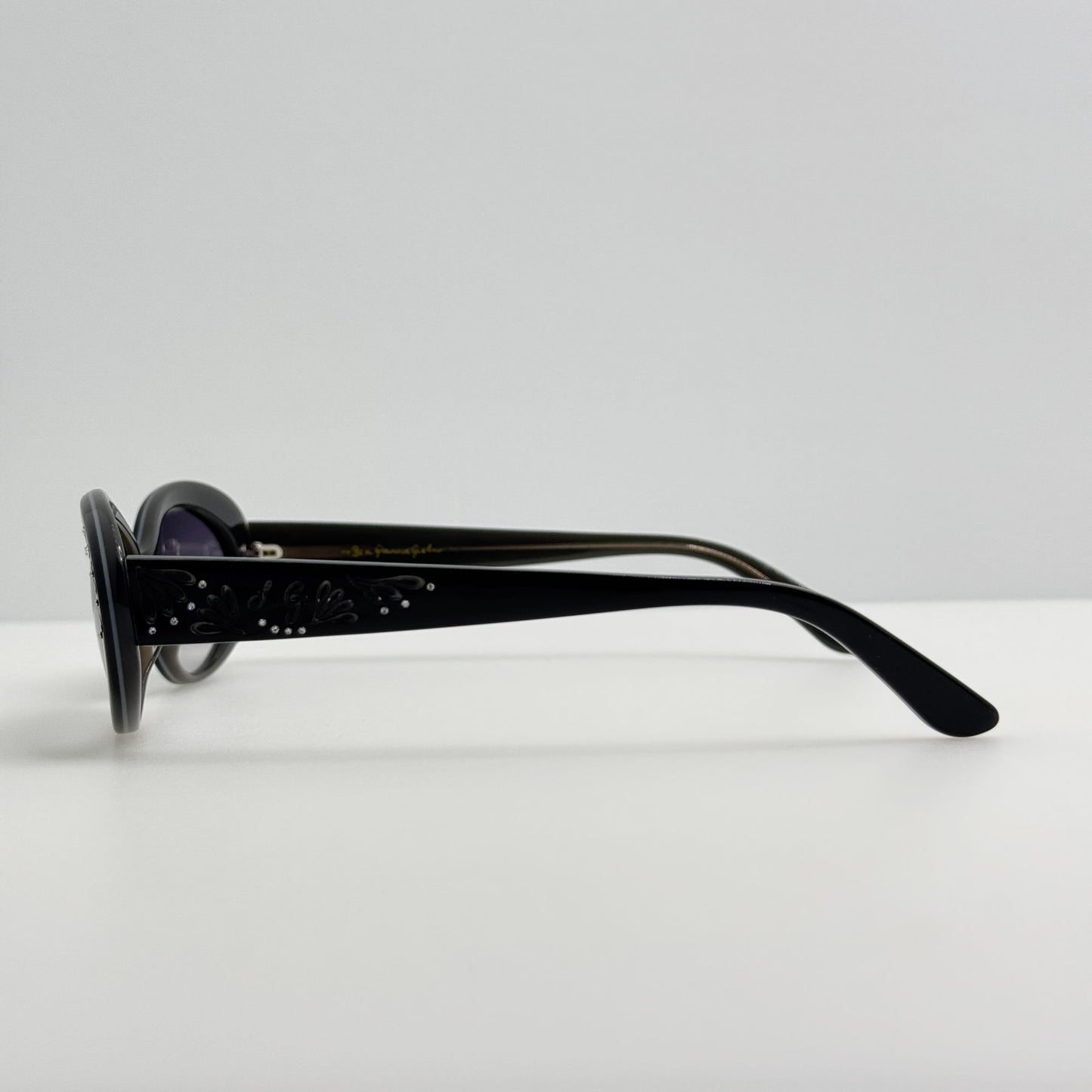 Lulu Guinness Sunglasses L452 Doris BLK 54-16-135