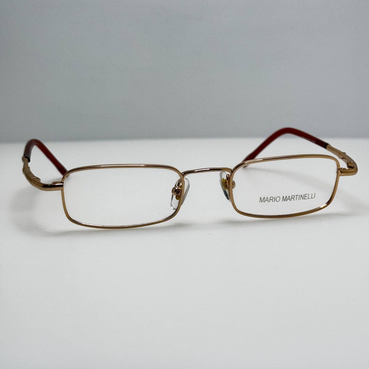 Mario Martinelli Eyeglasses Eye Glasses Frames Simon Gold 46-21-135