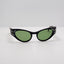 Foster Grant Sunglasses Black Cat Eye USA Glass Lenses